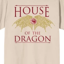 House Of The Dragon Targaryen Wings Crew Neck Short Sleeve Tofu Women's T-shirt