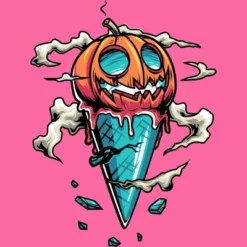 Women's Design By Humans Halloween By Anggatantama Racerback Tank Top