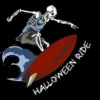 Junior's Design By Humans Halloween Surfing Zombie Skeleton Funny Costume T Shirt By Graceandfinn T-Shirt -Mizuno Shop GUEST 02af238b 37a2 4c4c a1ea cb6a2351a278