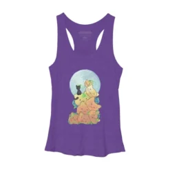 Women's Design By Humans Cat Pumpkin Pile By AwkwardDragon Racerback Tank Top -Mizuno Shop GUEST 0336e242 84e8 4328 a945 2e381450ab2a