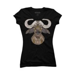 Junior's Design By Humans African Buffalo By Myartlovepassion T-Shirt 9 Junior's Design By Humans African Buffalo By Myartlovepassion T-Shirt -Mizuno Shop GUEST 05a2a586 bd2f 43d7 b9a7 8d2d2377708b