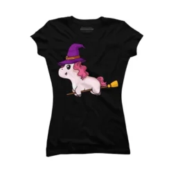 Junior's Design By Humans Witch Unicorn Halloween T Shirt By Thebeardstudio T-Shirt 14 Junior's Design By Humans Witch Unicorn Halloween T Shirt By Thebeardstudio T-Shirt -Mizuno Shop GUEST 07f0158a 523f 45a1 92d7 99fa2540346b