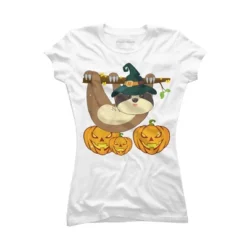 Junior's Design By Humans Funny Witch Sloth With Jack O Lantern Halloween T-Shirt By Thebeardstudio T-Shirt 9 Junior's Design By Humans Funny Witch Sloth With Jack O Lantern Halloween T-Shirt By Thebeardstudio T-Shirt -Mizuno Shop GUEST 07fca275 4bff 443f 8cef c777f105d5dc