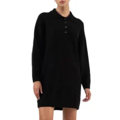 August Sky Women's Collared Henley Lightweight Sweater Mini Dress 11 August Sky Women's Collared Henley Lightweight Sweater Mini Dress -Mizuno Shop GUEST 0e4e4a4a de03 4e36 8cf8 37d134956c1f