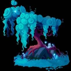 Junior's Design By Humans The Wolf Tree By Wailingwolf T-Shirt