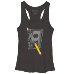 Women's Design By Humans Old School Pencil Rewind By Clingcling Racerback Tank Top 9 Women's Design By Humans Old School Pencil Rewind By Clingcling Racerback Tank Top -Mizuno Shop GUEST 0f2e0425 e45a 44f6 9bbe 5b54390c55d9