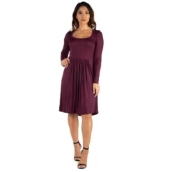 24seven Comfort Apparel Casual Long Sleeve Pleated Dress 15 24seven Comfort Apparel Casual Long Sleeve Pleated Dress -Mizuno Shop GUEST 107127b8 fc6d 42e6 8cc6 5a70b74a63b1