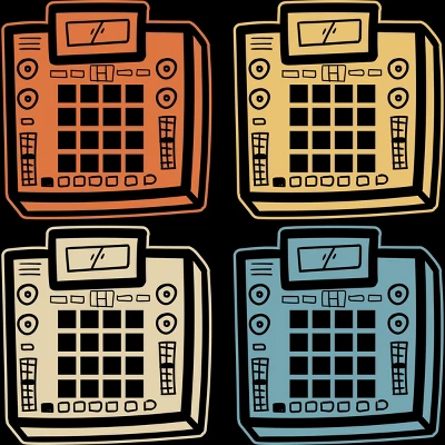 Women's Design By Humans I Make Beats In Color By MusicoIlustre Racerback Tank Top 3 Women's Design By Humans I Make Beats In Color By MusicoIlustre Racerback Tank Top