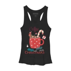 Women's Design By Humans Merry Christmas Treasure Box By Funkprints Racerback Tank Top -Mizuno Shop GUEST 118fdc60 2b10 4272 b27e 1235f50593d2