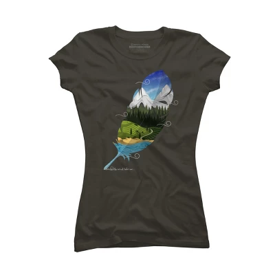 Junior's Design By Humans Wherever Wind Takes Me By Sebasebi T-Shirt 8 Junior's Design By Humans Wherever Wind Takes Me By Sebasebi T-Shirt - Image 6