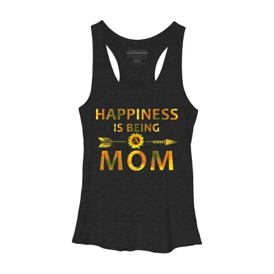 Women's Design By Humans Happiness Is Being A Mom Sunflower Arrow By Shirtpublic Racerback Tank Top 4 Women's Design By Humans Happiness Is Being A Mom Sunflower Arrow By Shirtpublic Racerback Tank Top - Image 2