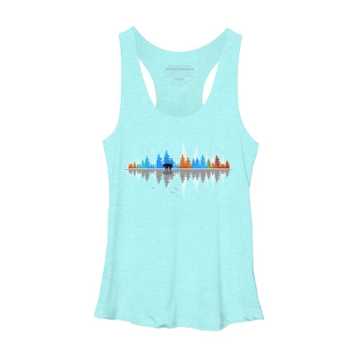 Women's Design By Humans Sounds Of Nature Color Tree Notes By NomAdartStudio Racerback Tank Top 10 Women's Design By Humans Sounds Of Nature Color Tree Notes By NomAdartStudio Racerback Tank Top - Image 8