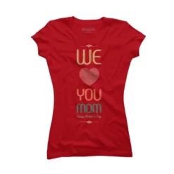 Junior's Design By Humans Mother's Day We Love You Mom By Tmsarts T-Shirt 11 Junior's Design By Humans Mother's Day We Love You Mom By Tmsarts T-Shirt -Mizuno Shop GUEST 154db141 8933 4375 a32f 084d4b852166