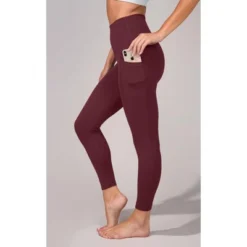 Yogalicious Womens Lux Elastic Free High Waist Side Pocket 7/8 Ankle Legging -Mizuno Shop GUEST 1813e8db b619 4b7c b8ba 5468ce15323c