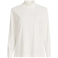 Lands' End Women's Plus Size Long Sleeve Super T Mock -Mizuno Shop GUEST 1aaefb59 afb6 489b bf73 a5cd707fb03d