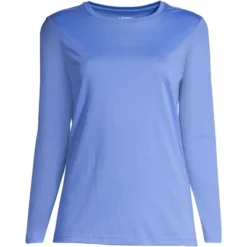 Lands' End Women's Tall Relaxed Supima Cotton Long Sleeve Crewneck T-Shirt -Mizuno Shop GUEST 1b920e8a 5c4c 412c a31e 4f2141ac5c44