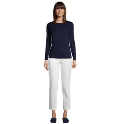 Lands' End Women's Tall Relaxed Supima Cotton Long Sleeve Crewneck T-Shirt -Mizuno Shop GUEST 1c516e6c a645 4f04 bcda bb66023f5964
