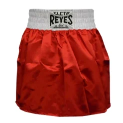 Cleto Reyes Women's Satin Boxing Skirt Trunks - Red/White