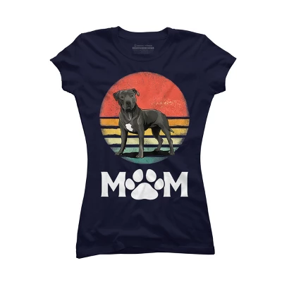 Junior's Design By Humans Mother's Day Pittie Mom Pitbull Dog Lovers By JorgeLopez T-Shirt 5 Junior's Design By Humans Mother's Day Pittie Mom Pitbull Dog Lovers By JorgeLopez T-Shirt - Image 3