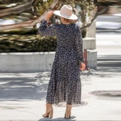 Women's Ditsy Floral Round Neck Maxi Dress - Cupshe -Mizuno Shop GUEST 1d5deff8 ef38 4d4c 98d0 60eba60573f8