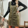 Women's Suede O-Ring Pinafore Dress - Cupshe -Green -Mizuno Shop GUEST 1ecf6152 25d9 4415 be34 ede5ec4e532f