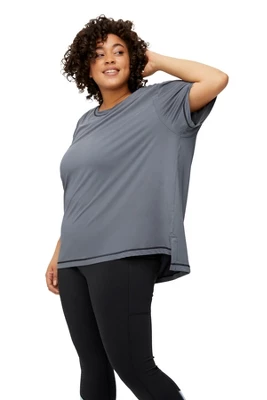 TomboyX Short Sleeve Active Tee, Scoop Neck, Lightweight, Size Inclusive(XS-6X) 6 TomboyX Short Sleeve Active Tee, Scoop Neck, Lightweight, Size Inclusive(XS-6X) - Image 4
