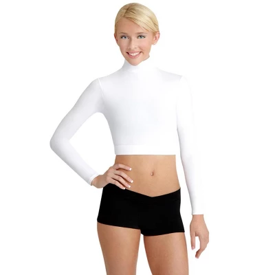 Capezio Women's Team Basics Turtleneck Long Sleeve Top 5 Capezio Women's Team Basics Turtleneck Long Sleeve Top - Image 3