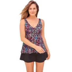 Swim 365 Women’s Plus Size Flowy Tankini Top -Mizuno Shop GUEST 20697961 f09e 4646 954b 48f489d02d0a