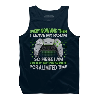 Design By Humans Funny Video Games Every Now And Then I Leave My Room By Tank Top 5 Design By Humans Funny Video Games Every Now And Then I Leave My Room By Tank Top - Image 3