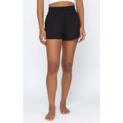 Yogalicious Radiant Commuter Woven High Waist Running Short With Split Hem