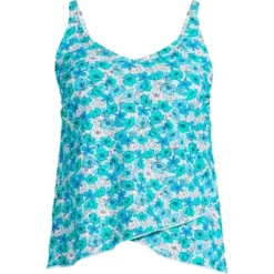 Lands' End Women's Chlorine Resistant V-Neck Tulip Hem Tankini Swimsuit Top With Adjustable Straps 21 Lands' End Women's Chlorine Resistant V-Neck Tulip Hem Tankini Swimsuit Top With Adjustable Straps -Mizuno Shop GUEST 28810157 47be 4642 9682 f93f49c502af