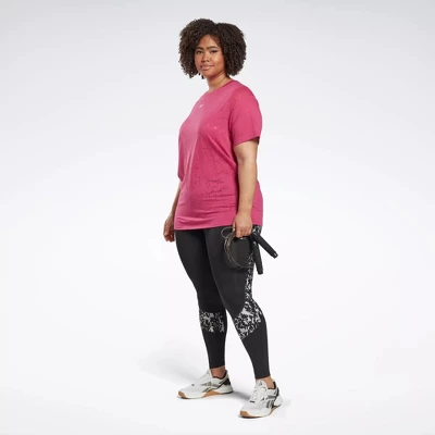 Reebok Burnout T-Shirt (Plus Size) Womens Athletic T-Shirts 3 Reebok Burnout T-Shirt (Plus Size) Womens Athletic T-Shirts