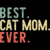 Junior's Design By Humans Best Cat Mom Ever Funny Mommy Vintage Gift Christmas T-Shirt By Mothersdaygift T-Shirt -Mizuno Shop GUEST 2aef3ec1 9774 4685 8118 2fcb7c08c83a