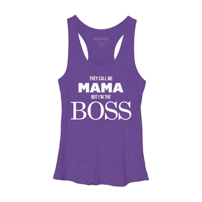 Women's Design By Humans They Call Me Mama But I'm The Boss By Shirz Racerback Tank Top 7 Women's Design By Humans They Call Me Mama But I'm The Boss By Shirz Racerback Tank Top - Image 5