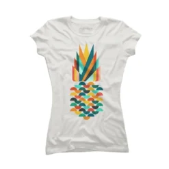 Junior's Design By Humans Geometric Pineapple By Radiomode T-Shirt -Mizuno Shop GUEST 2d532fa6 a7e0 4ac7 9709 9da48abc5ba2