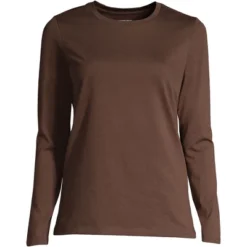 Lands' End Women's Tall Relaxed Supima Cotton Long Sleeve Crewneck T-Shirt -Mizuno Shop GUEST 31568fb4 b5d7 40ac ac8b ace2456a8e7e