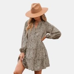 Women's Speckled Print Peasant Sleeve Mini Dress - Cupshe 11 Women's Speckled Print Peasant Sleeve Mini Dress - Cupshe -Mizuno Shop GUEST 32b69d55 05a3 41d9 8967 4a654c9de2b8