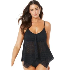 Swimsuits For All Women’s Plus Size Handkerchief Crochet Tankini Top 8 Swimsuits For All Women’s Plus Size Handkerchief Crochet Tankini Top -Mizuno Shop GUEST 34a186e6 b613 433f ab79 28bf8b7d519e
