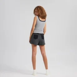 Women's 2pk Ruched Tank Top- Gray & Black -Mizuno Shop GUEST 35d3d168 711a 46b7 8491 14c52bdfd6d6