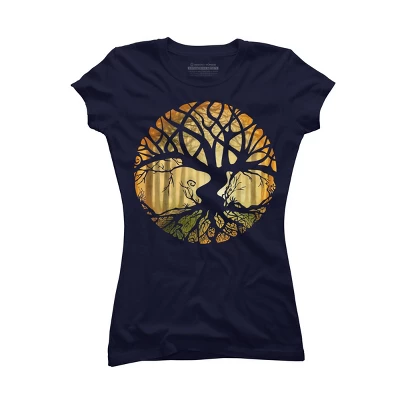 Junior's Design By Humans Druid Tree By EVA3 T-Shirt 7 Junior's Design By Humans Druid Tree By EVA3 T-Shirt - Image 5