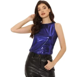 Allegra K Women's Party Shiny Sleeveless Club Metallic Tank Top 40 Allegra K Women's Party Shiny Sleeveless Club Metallic Tank Top -Mizuno Shop GUEST 3b68912f 46be 4fa5 bca2 2c8f55ef01e6