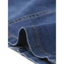 Allegra K Women's Sweetheart Neckline Straps Sleeveless Button Down Denim Dresses -Mizuno Shop GUEST 3c5d5853 2be7 461b 8307 9999147e5279