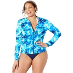 Swimsuits For All Women’s Plus Size Chlorine Resistant Zip Up Swim Shirt 15 Swimsuits For All Women’s Plus Size Chlorine Resistant Zip Up Swim Shirt -Mizuno Shop GUEST 484578c4 9653 4fe4 b537 88e688845aad
