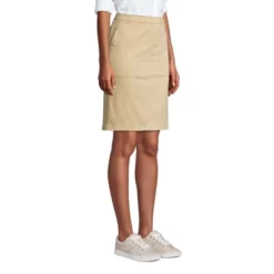 Lands' End Women's Mid Rise Elastic Waist Pull On Knockabout Chino Skort -Mizuno Shop GUEST 492e8913 9971 41ac 808b da3117a960ef