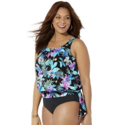 Swimsuits For All Women’s Plus Size Side Tie Blouson Tankini Top 38 Swimsuits For All Women’s Plus Size Side Tie Blouson Tankini Top -Mizuno Shop GUEST 4dc16abb 1004 42dd adf7 0f30c0e6c7d1