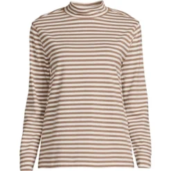 Lands' End Women's Plus Size Long Sleeve Super T Mock -Mizuno Shop GUEST 4e37603a 0f11 40c3 8f55 a9ac80602205