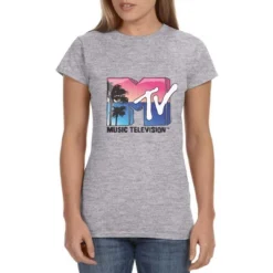 MTV Womens' Music Television Beach Classic Icon '80s Crewneck T-Shirt Grey 7 MTV Womens' Music Television Beach Classic Icon '80s Crewneck T-Shirt Grey -Mizuno Shop GUEST 506e1460 fa80 43e5 a4ae cb9a946b13b2