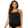 Swimsuits For All Women’s Plus Size Laser Cut Blouson Tankini Top -Mizuno Shop GUEST 5084c6f4 44e2 4044 b565 90ae4b5442bd