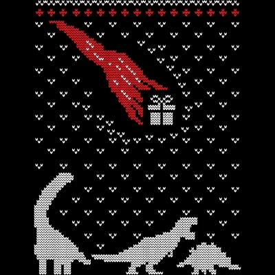 Women's Design By Humans Dinosaur Comet Christmas Sweater By Shirtpublic Racerback Tank Top 3 Women's Design By Humans Dinosaur Comet Christmas Sweater By Shirtpublic Racerback Tank Top