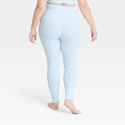 Women's Rib Curvy Leggings - All In Motion™ 5 Women's Rib Curvy Leggings - All In Motion™ - Image 3
